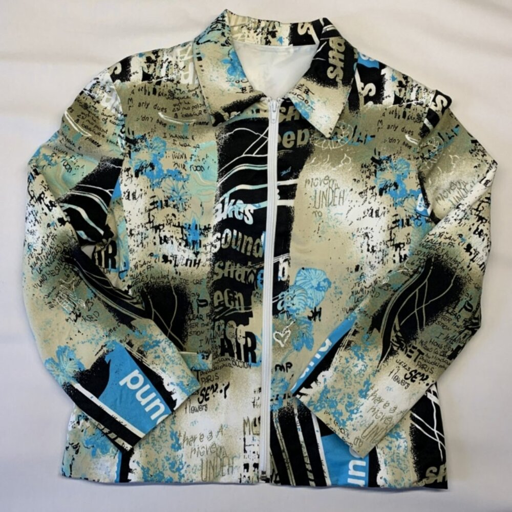 Unique! Handmade Zippered Jacket - Picture 3 of 12